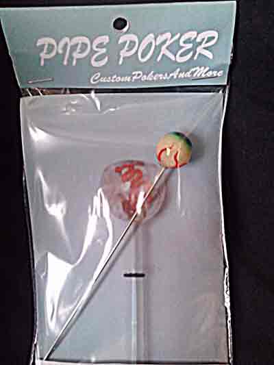 Eyeball Pipe poker,hookah pipe poker, stirrer, picker, packer, CustomPokersAndMore
