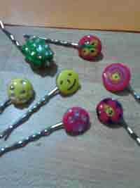 Various Handmade bobby pins, One of a Kind, CustomPokersAndMore